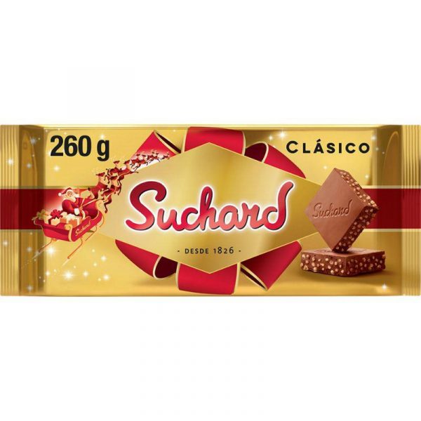 TURRON SUCHARD DE CHOCOLATE CRUJIENTE 260/G