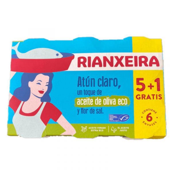 ATUN RIANXEIRA CLARO PK-6 RO-80 ACEITE DE OLIVA