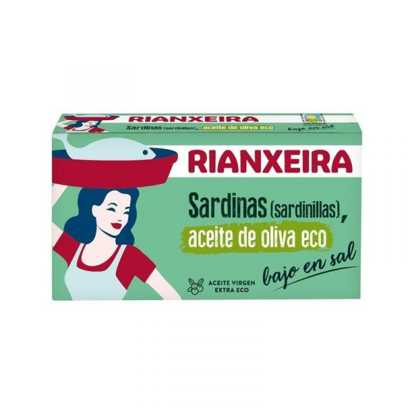 SARDINILLA RIANXEIRA ACEITE DE OLIVA 6/8 RR-90