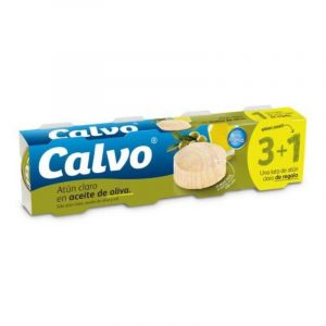 ATUN CALVO CLARO PACK 3 1 RO-80 EN ACEITE DE OLIVA