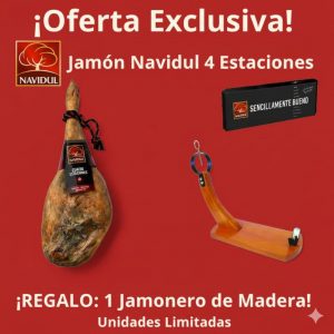 Jamón Cuatro Estaciones de NAVIDUL en Lote Regalo