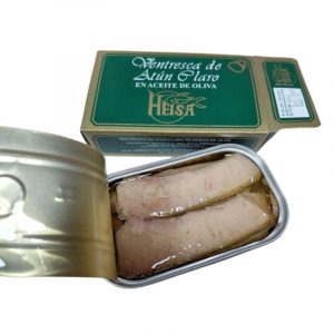 VENTRESCA DE ATUN CLARO ACEITE OLIVA HEISA OL-120