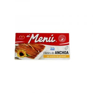 ANCHOAS EL MENU 42 GR EN ACEITE DE GIRASOL