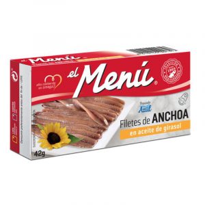 ANCHOAS EL MENU 42 GR EN ACEITE DE GIRASOL